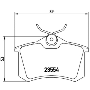 Balata Brembo P85020