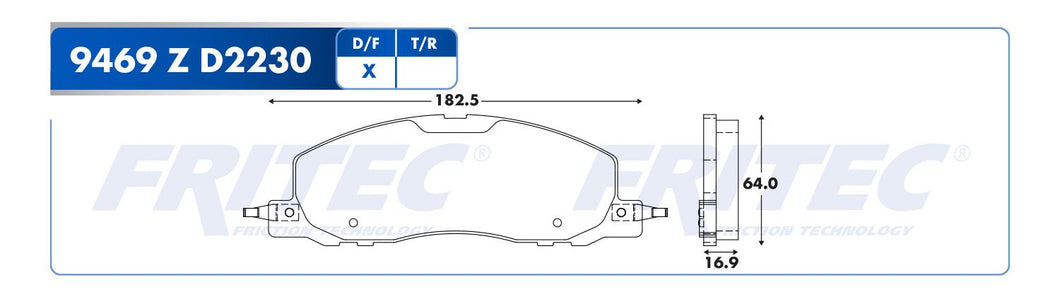 Balata Fritec Spc-77Y9-Z - Mi Refacción