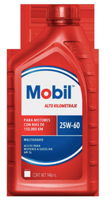 Aceite Mobil 25W-60 Alto Kilometraje 125015 - Mi Refacción