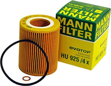 Cargar imagen en el visor de la galería, Filtro Aceite Mann-Filter Hu 925/4 X