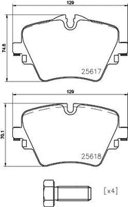 Balata Brembo P06093