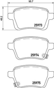 Balata Brembo P23156