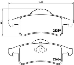 Balata Brembo P37006