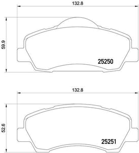 Balata Brembo P61113