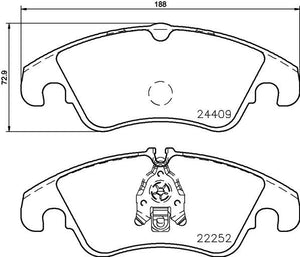 Balata Brembo P85145N - Mi Refacción