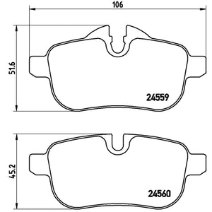 Balata Brembo P06062