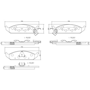 Balata Brembo P11011N