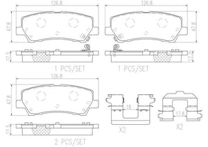 Balata Brembo P24205N - Mi Refacción