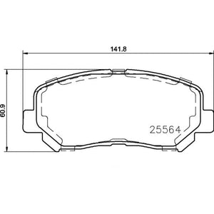 Balata Brembo P37019