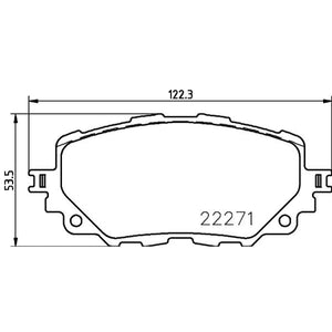 Balata Brembo P49054