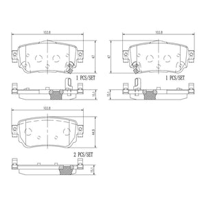 Balata Brembo P56098N