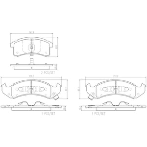 Balata Brembo P59062N