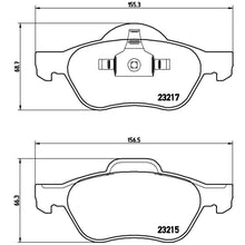 Cargar imagen en el visor de la galería, Balata Brembo P68048