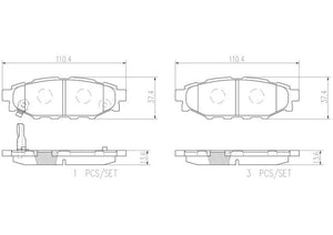 Balata Brembo P78020N