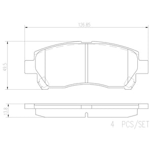 Balata Brembo P79024