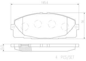 Balata Brembo P83139N