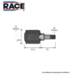 Junta Homocinética Race Rc-8436 - Mi Refacción