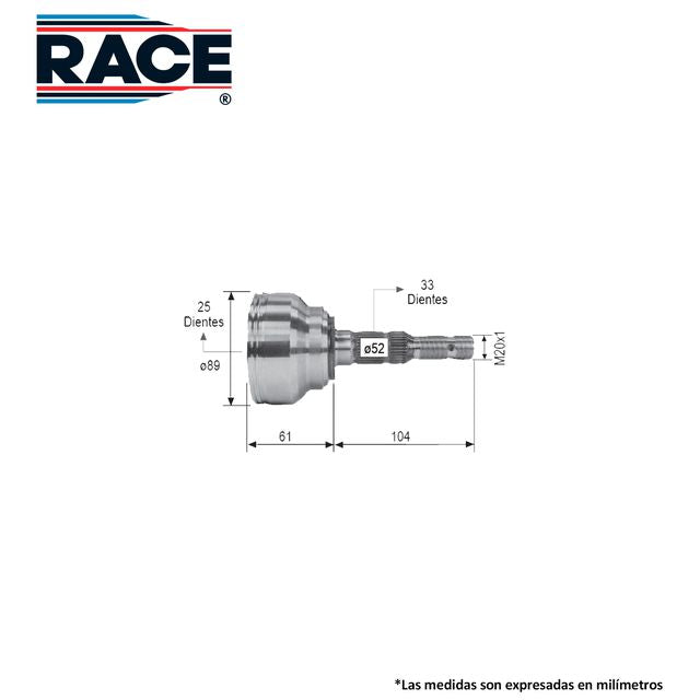 Junta Homocinética Race Rr-9015