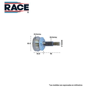 Junta Homocinética Race Rr-9587